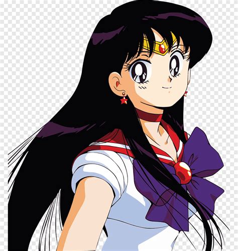 black haired sailor moon